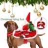 Dog Cosplay Costume Adjustable Friendly to Skin Super Soft Adorable Appearance Xmas Classic