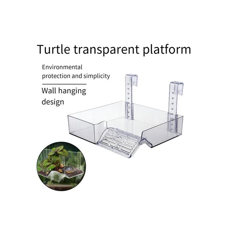 Hängende Sonnenplattform für Schildkröten, Rampe für Wasserreptilien, Dock, Schildkrötenterrasse, schwimmendes Dock, Schildkr