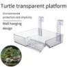 Hängende Sonnenplattform für Schildkröten, Rampe für Wasserreptilien, Dock, Schildkrötenterrasse, schwimmendes Dock, Schildkr