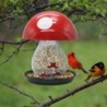 Vogelfutterspender zum Aufhängen für den Außenbereich, großes Fassungsvermögen, wetterbeständig, leicht zu befüllen, eichhörn