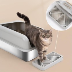 Cat Litter Box Footboard -...