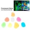 200PCS Pierre lumineuse Exterieur Blanc Artificiels Galets Fluorescent Décoration pour Jardin Chemin Piscine Éclairage ABI12