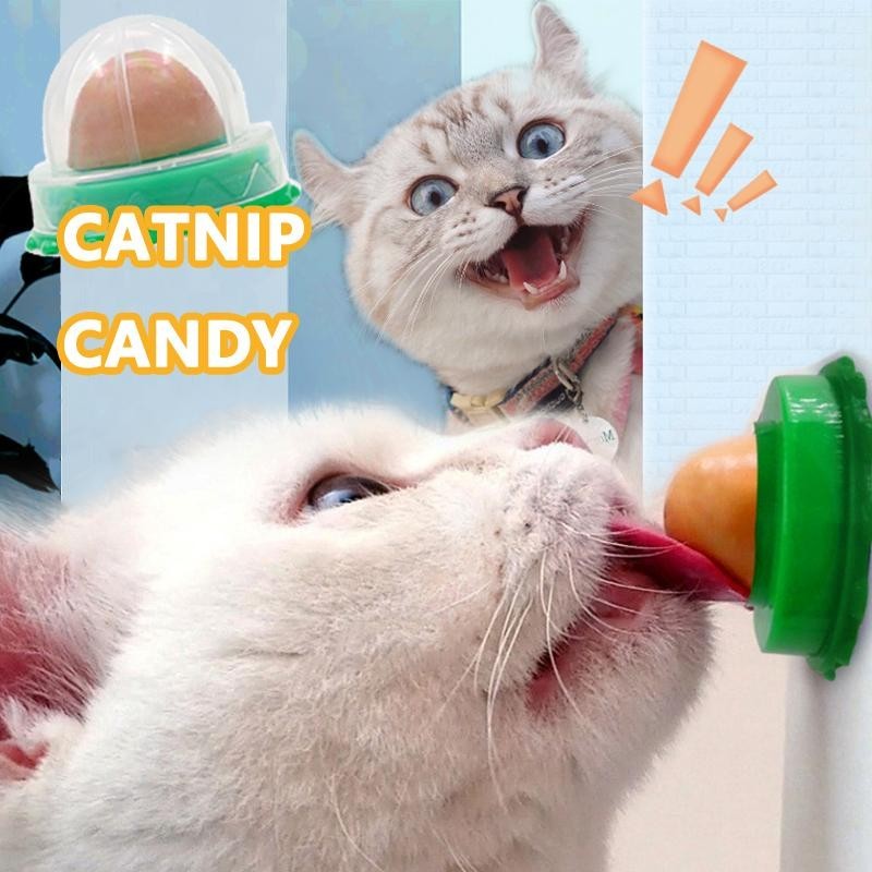 Fixed Healthy And Nutritious Pet Cat Candy Catnip Ball Dust Cover Nutrition Gel Energy Ball Kitten Supplies To Help Digest