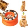 Katzennapf-Puzzle-Spielzeug, auslaufendes Futter, langsame Fütterung, hält den Magen der Katze gesund, abgeschrägtes Design,