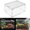 Reptilien Lebensraum Terrarium Zucht Box Acryl Insekten Fütterung Box Arboreal Tarantula Gehäuse Skorpion Bearded