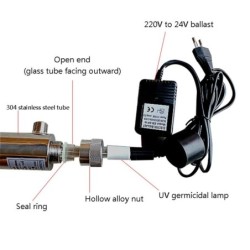 220 V 12 W Edelstahl...