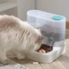 Large Capacity Automatic Cat Food Dispenser Drinking Water Bowl Pet Supplies Wet and Dry Separation Dog Food Container