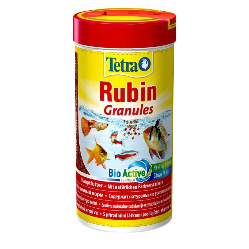 Tetra Rubin Granules 250ml - Farbverstärkendes Granulatfutter für Fische