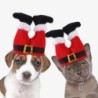 Lustige Weihnachtsmützen für Haustiere, Katzen- und Hundekostüme, niedliche Haustiermützen, Party-Weihnachtskostüme