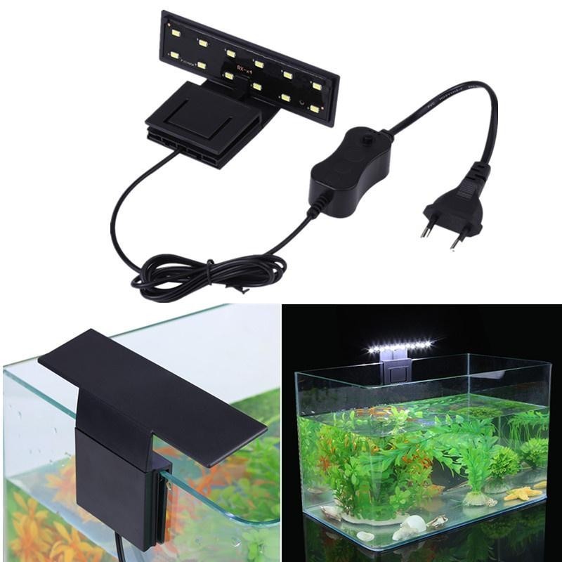 15W 220V Aquarium wasserdichte Clip-on LED-Kunststoff-Lichtlampe