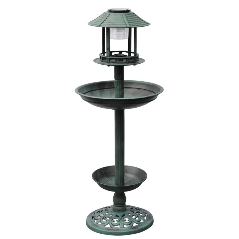 Bird Feeders Bird Bath/ Feeder With Solar Light