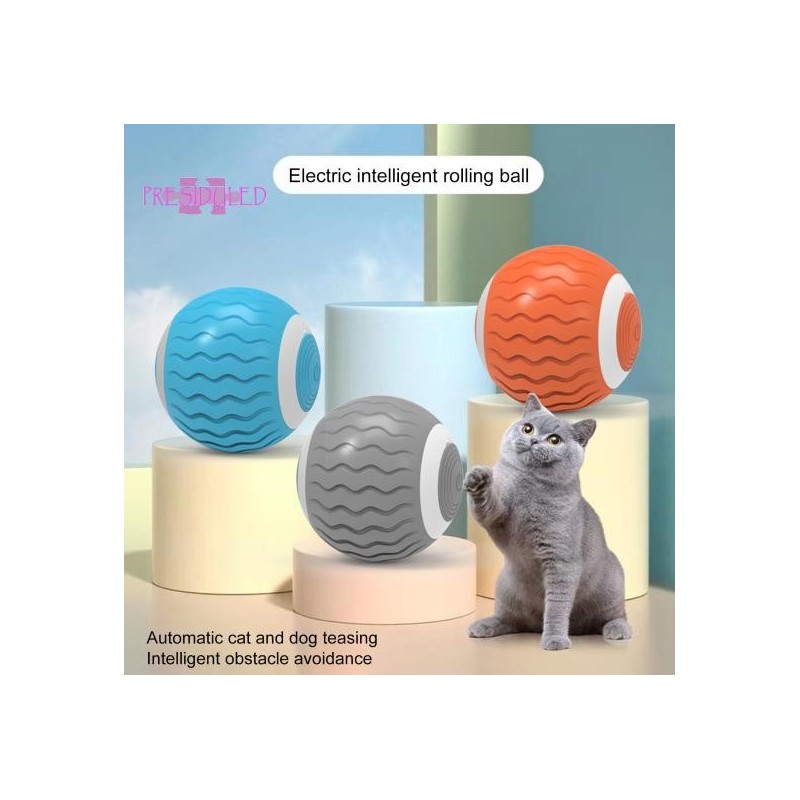 1 Set Katze Ball Spielzeug Tragen-beständig Interaktive Elektrische Katze Spielzeug Lustige Selbst-moving Rolling Ball Hausti