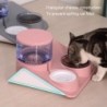 Haustier-Futterspender, 2-in-1-Design, automatischer Schwerkraft-Haustier-Wasserspender, praktischer Katzen- und Hundefutters