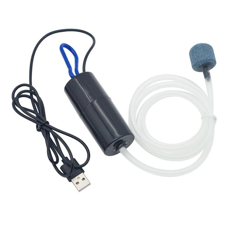 Aquarium Sauerstoff Luftpumpe Aquarium USB Silent Air Kompressor Belüfter Mini Kleine Oxygenator Zubehör