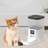 Intelligenter automatischer Katzenfutterspender, Tierfutternapf, einfache Reinigung, 4 l, für Katzen und Hunde