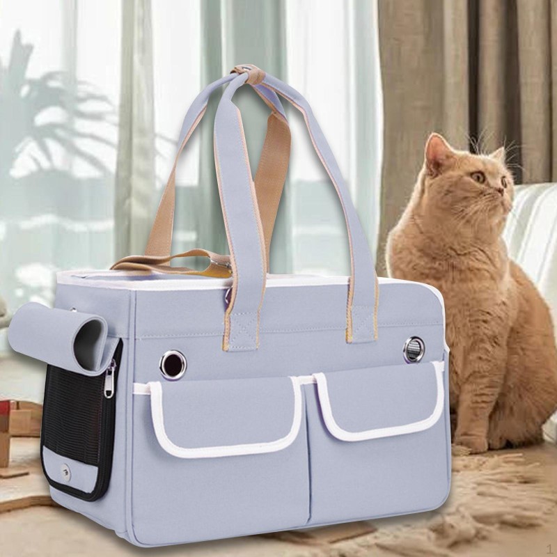 Hundetragetasche, Haustier-Reisetasche, Schultertasche, für Katzen, Welpen, Kaninchen