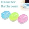 Kleine Kunststoff staubdicht spielen staubfreie Badewanne Hamster Badezimmer Haustier Sauna Box Haustier Badezimmer