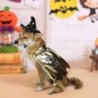 1 Set Haustier Hexenumhang und Zaubererhut Set Stilvolles Katzen- und Hunde-Halloweenkostüm für Party-Festival-Dekoration