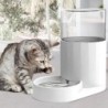 1.2L Automatic Pet Waterer Safe Water Dispenser with Leak-proof Non-Slip Base Transparent Pet Water