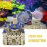 Aquarium Ornament Schloss Form Dekorieren Mini Harz Cartoon Schloss Aquarien Dekorationen Schloss