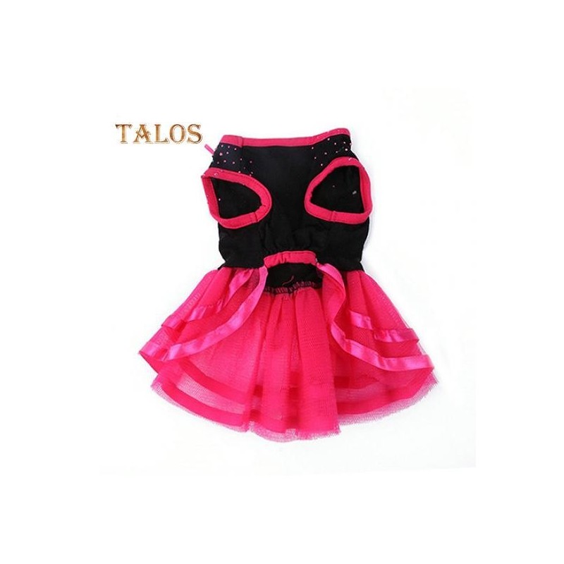 Haustier Hund Rose Blume Gaze Tutu Kleid Rock Welpe Katze Prinzessin Kleidung Bekleidung Haustiere Zubehör