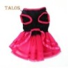 Haustier Hund Rose Blume Gaze Tutu Kleid Rock Welpe Katze Prinzessin Kleidung Bekleidung Haustiere Zubehör