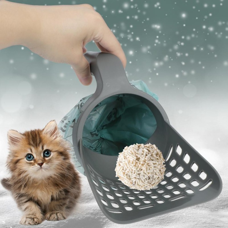 Pet Cleanning Tool Katze Sand Reinigung Mit Abfall Taschen Selbstreinigende Katzentoilette Scoop Katzen Liefert Tragbare Katz