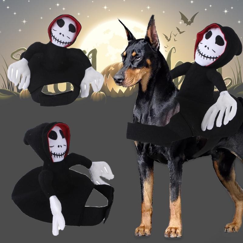 Haustier Reiten Cospaly Kostüme Kleidung Filz Tuch Transformation Outfit Hund Katze Liefert Für Halloween