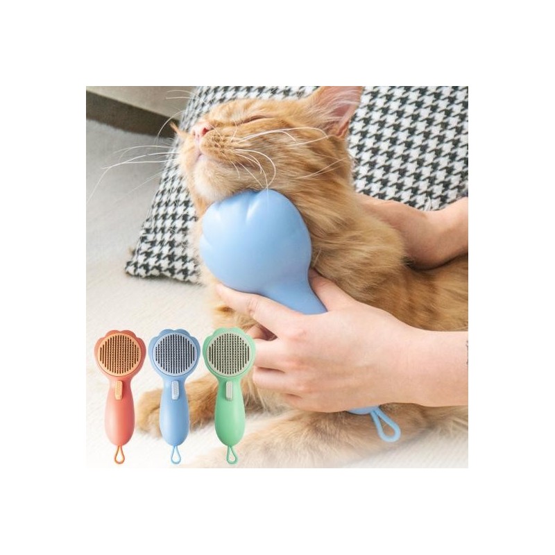 Cat Grooming Brush Comfortable Grip Massage Pet Cat Dog Hair Cleaning Comb Pet Supplies