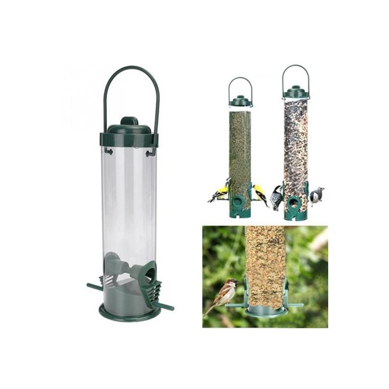 Hängender Typ Outdoor-Haustier-Vogelfutter-Feeder-Baum-Garten-Snack-Eimer-Halter