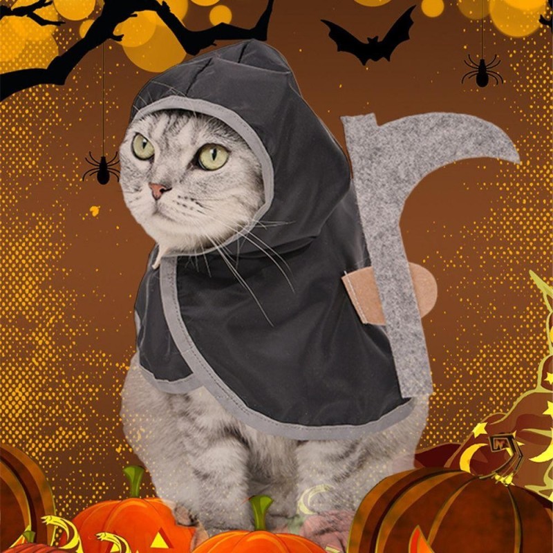 Party verwandelter Katzen-/Hundeumhang, Haustier-Halloween-Umhang, Kleidung zum Anziehen