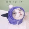 Bright Color Pet Headdress Fastener Strap Soft Cat Hat Costume Photo Props Headwear