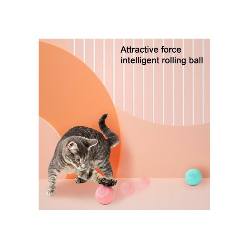 1 Set Katze Spielzeug Interaktive 360 ​​Grad Rotierenden Katze Spielzeug Ball USB Lade Schwerkraft Smart Rolling Ball Pet Lie