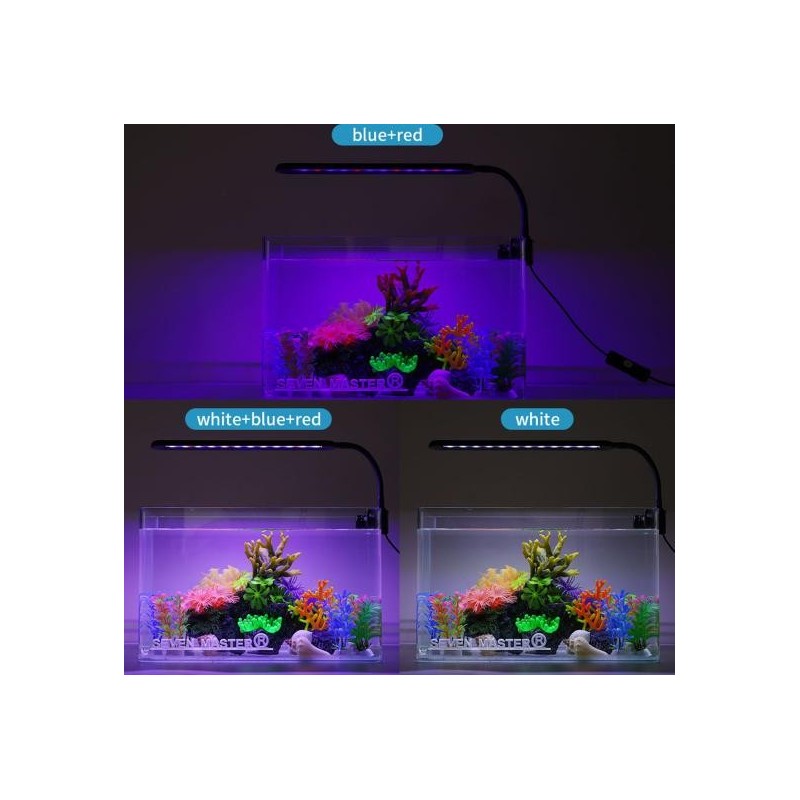 Langlebige schnelle Wärmeableitung USB-Stromversorgung Aquarium Lampe LED Fisch Tank Nacht Clip Haushaltsbedarf