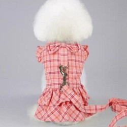 Dog check frill harness...