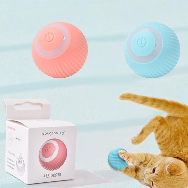 Elektrische Katze Ball Spielzeug Pet Zubehör Automatische Roll Smart Interaktive Spielzeug Für Katzen Training Spielzeug Für