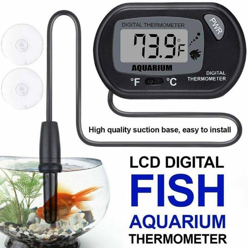 LCD Digital Aquarium Reptil Aquarium Wasserzähler Thermometer Temperatur