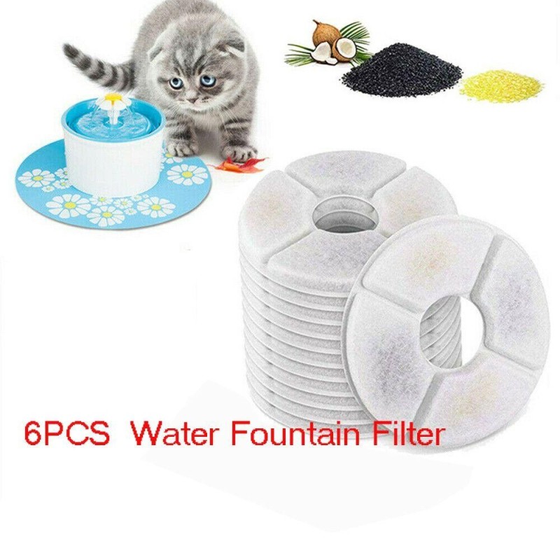 Neue Blume Trinken Fit Hund Wasser Brunnen Ersatz Filter Haustier Wasser Filter Katze