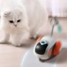 1 Set Katzenspielzeug Automatische Hindernisvermeidung Intelligentes Katzenspielzeugauto mit Bewegungssensor und Fernbedienun