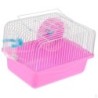 Hamster Gerbils Cage Transport Box With Running , Pink