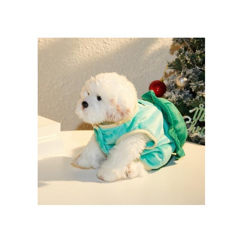 with Tow Ring Dog Pullover Durable Lovely Cartoon Turtle Shape Pet Coat Clothes