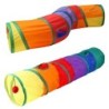 Rainbow Pets Chase Game Passage Leichter, faltbarer Haustier-Trainingstunnel mit Hängeball, Geschenke für Haustiere, Spielpro