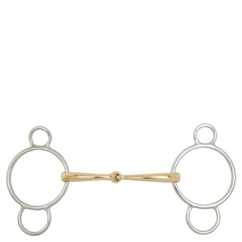 3-Ring Gebiss BR Equitation Soft Contact