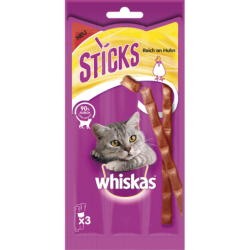 Whiskas Sticks - Reich an Huhn - 18 g