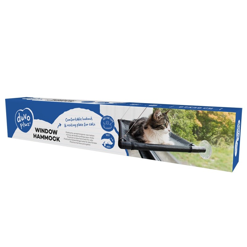 Fenster-Hängematte für Katzen Duvoplus