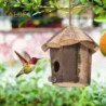 Kolibri-Haus zum Aufhängen im Freien, Vogelhäuschen aus Holz mit Trageband, einfach zu installieren, glatte Kante, gratfrei,