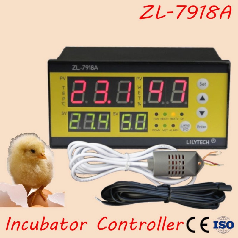 ZL-7918A Multifunktionaler automatischer Controller, automatischer Inkubator-Temperatur- und Feuchtigkeitsregler