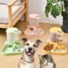 Praktischer transparenter 2-in-1-Futter- und Wasserspender für Katzen und Hunde mit großer Kapazität