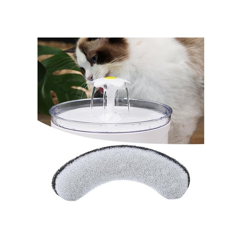 5Pcs Pet Water Filter Water Softening Odor Removal Strong Adsorption Breathable Permeable Widely Compatible Cat Water Cycle D