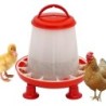 Neu 1,5 kg Huhn Ente Feeder Eimer Mit Bein Geflügel Lebensmittel Brunnen Huhn Küken Henne Deckel Griff Fütterung